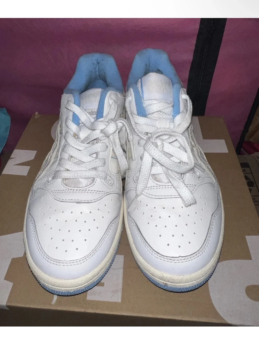 Size 7 - ASICS EX89 White Light‎ Blue